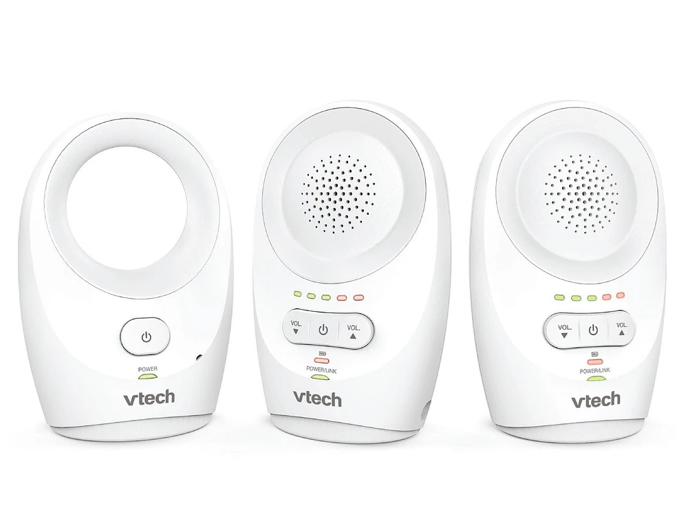 VTech DM1111-2, Enhanced Range Digital Audio Baby Monitor, 2 Parent Units, DM1111-2