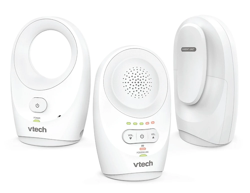 VTech DM1111-2, Enhanced Range Digital Audio Baby Monitor, 2 Parent Units, DM1111-2