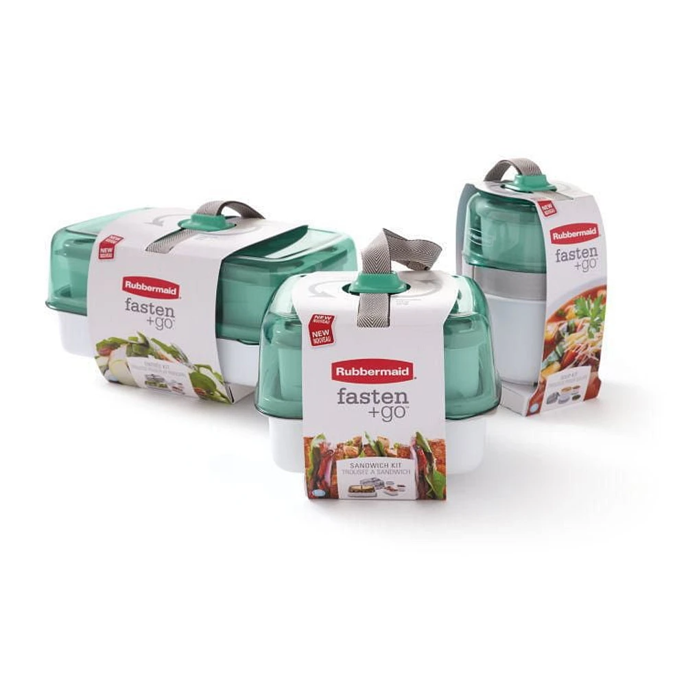 Rubbermaid Fasten + Go™ Sandwich Food Containers