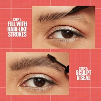 Maybelline New York 2-1 Build a Brow for real-looking full brows in 2 easy steps, 0.4 ml, real-looking full brows in 2 easy steps