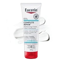 EUCERIN Complete Repair Moisturizing Cream for Dry to Very Dry Skin | Face & Body | 5% Urea Cream | Fragrance-free Cream | Non-Greasy Cream | Recommended by Dermatologists, 226g Tube