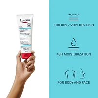 EUCERIN Complete Repair Moisturizing Cream for Dry to Very Dry Skin | Face & Body | 5% Urea Cream | Fragrance-free Cream | Non-Greasy Cream | Recommended by Dermatologists, 226g Tube