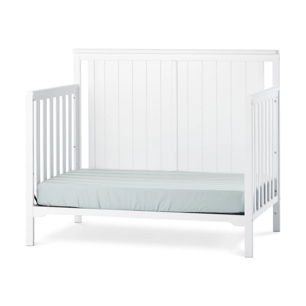 Lit de bébé convertible 4-en-1 à dessus plat de Forever Eclectic