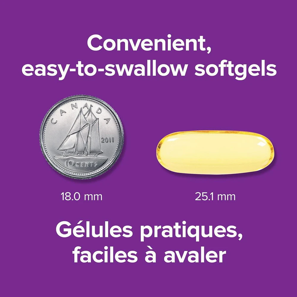 Webber Naturals Huile de poissons et de saumon sauvage d’Alaska, 1 000 mg 150 + 30 gélules, PRIMES !