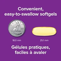 Webber Naturals Huile de poissons et de saumon sauvage d’Alaska, 1 000 mg 150 + 30 gélules, PRIMES !