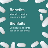 Webber Naturals Citrate de Calcium, Forte Absorption, 300 mg 120 comprimés