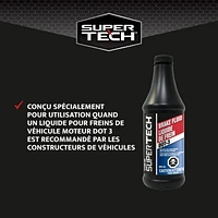 SUPERTECH - Brake Fluid DOT 3, 450 mL