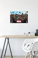 Marvel Comics - The Marvel Lineup 14.725" x 22.375" Wall Poster with Poster Mounts