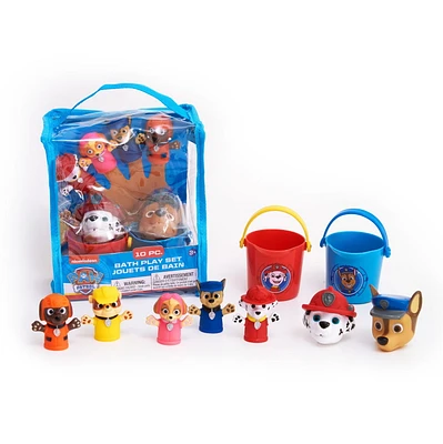 Nickelodeon PAW Patrol Ensemble de valeur pour le bain 10 pièces