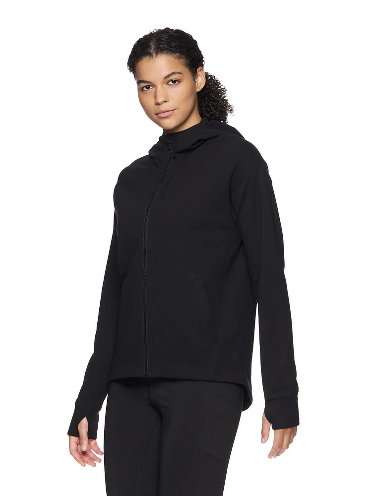 Reebok Women's Spirit Zip Up Jacket with Pockets