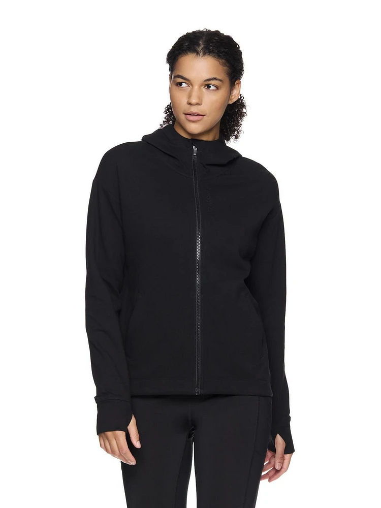 Reebok Women's Spirit Zip Up Jacket with Pockets