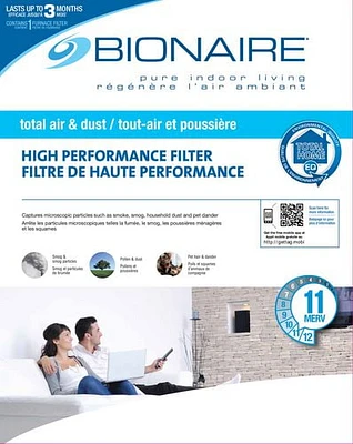 Bionaire Total Air High Performance Furnace Filter, 20"x20" - BFFTA-2020D