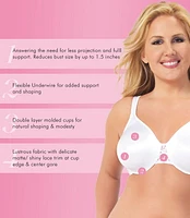 Exquisite Form #9675070 FULLY Minimizer Underwire Bra, Sizes 38C - 44DD