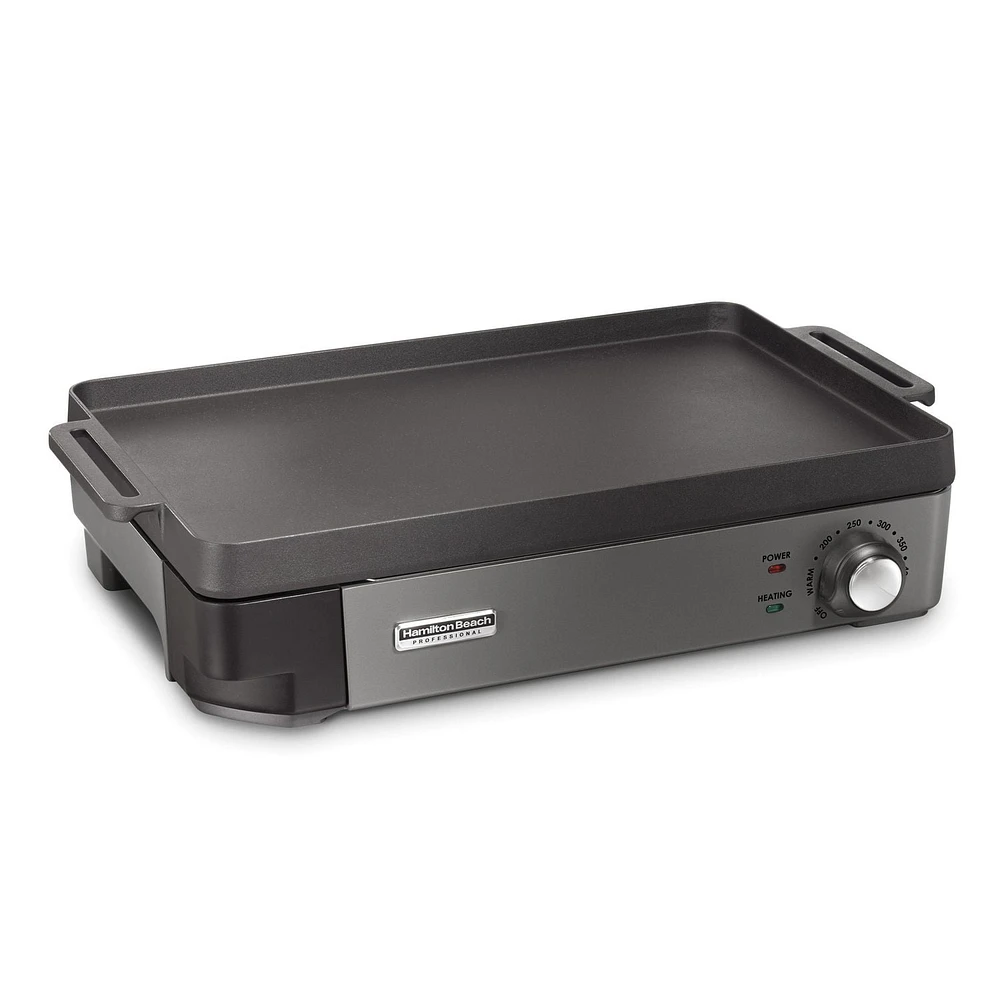 Hamilton Beach Professional Cast Iron Electric Grill 38560