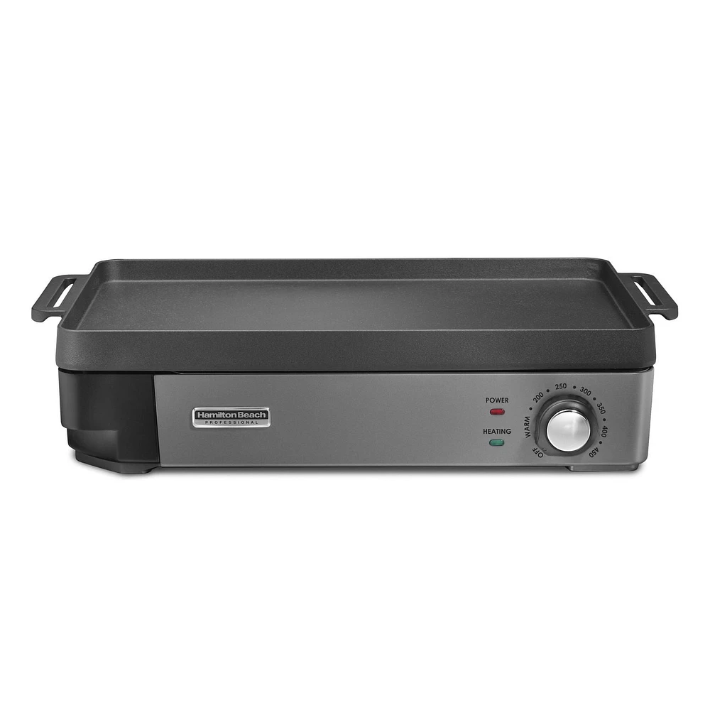 Hamilton Beach Professional Cast Iron Electric Grill 38560