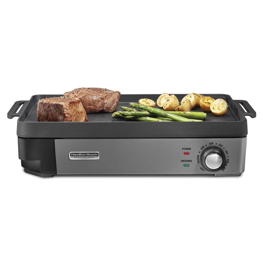 Hamilton Beach Professional Cast Iron Electric Grill 38560