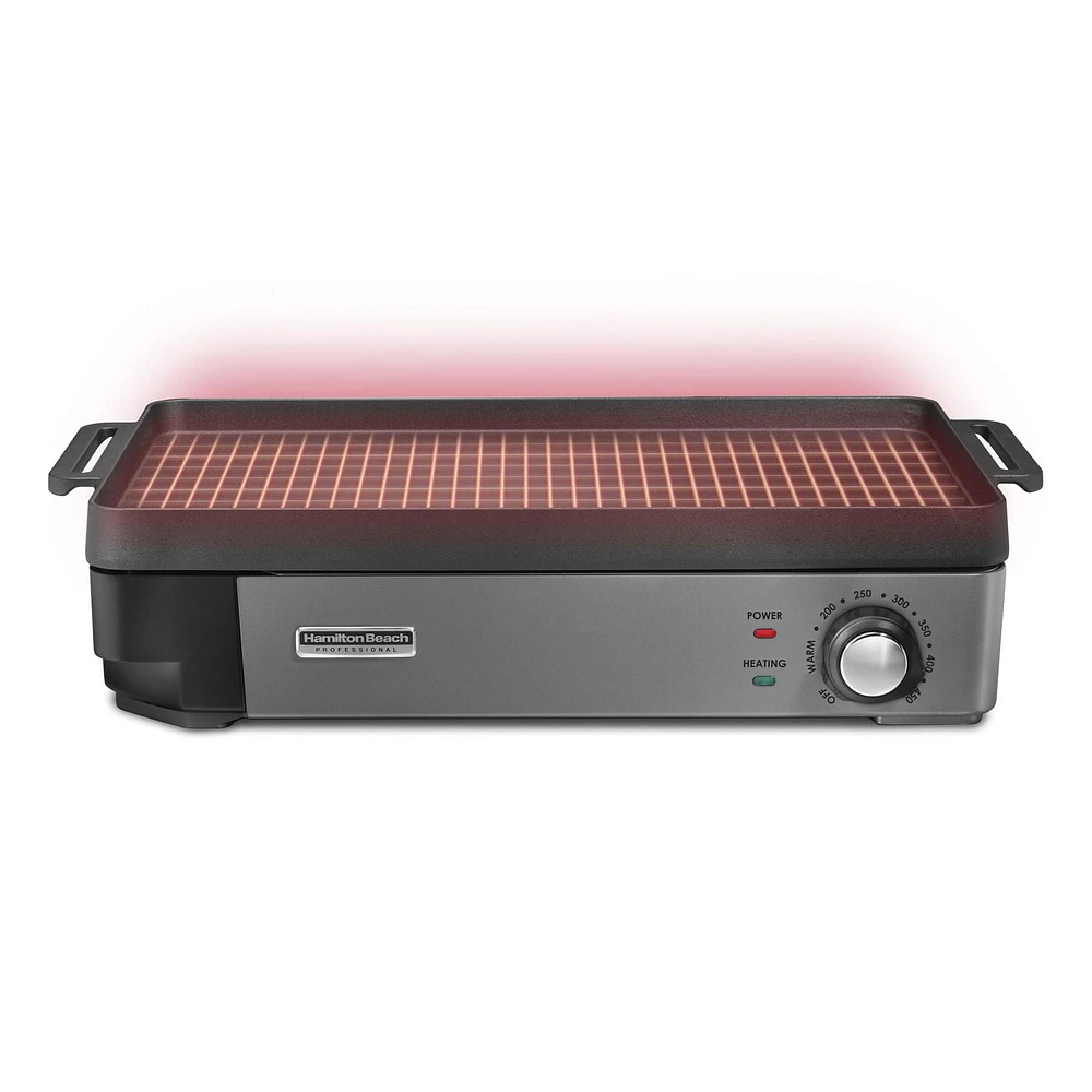 Hamilton Beach Professional Cast Iron Electric Grill 38560