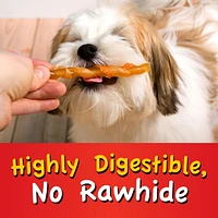 Friandises pour chiens Hartz Oinkies enveloppées de poulet et de torsades en peau de porc paquet de 16