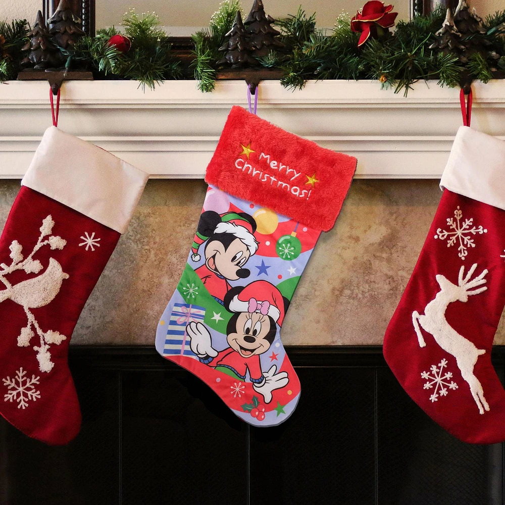 20 Inch Mickey Mouse Christmas Stocking