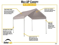 Max AP 10 ft. x 10 ft. White Canopy