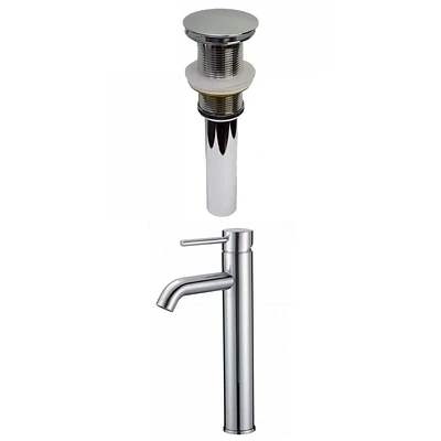 American Imaginations AI-29492 Deck Mount CUPC Approved Lead Free Brass Faucet Set In Chrome Color - Drain Incl.