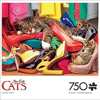 Buffalo Games - Steve Read - Closet Cats - 750 Piece Jigsaw Puzzle