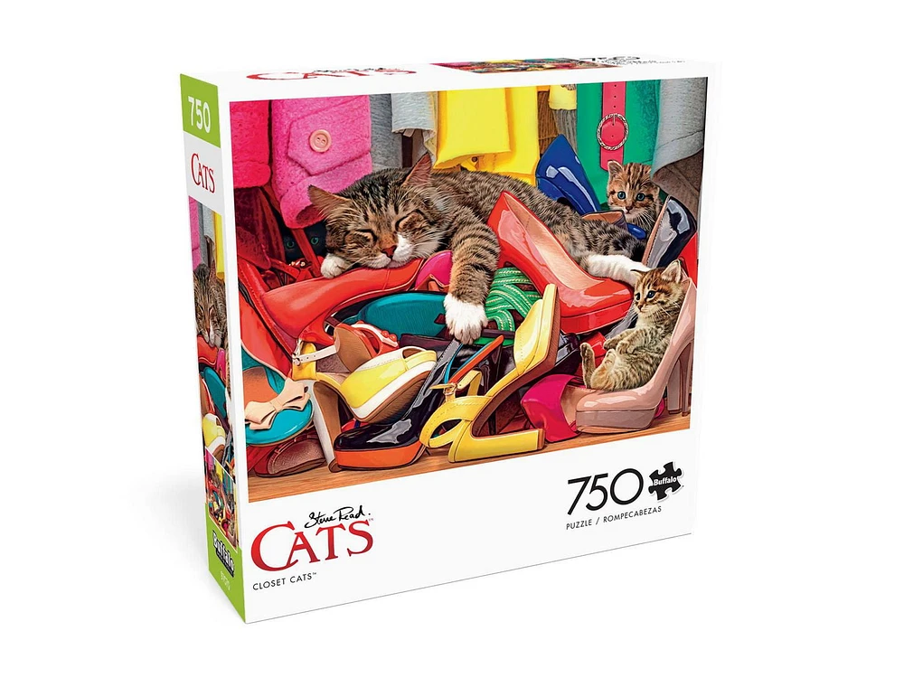 Buffalo Games - Steve Read - Closet Cats - 750 Piece Jigsaw Puzzle