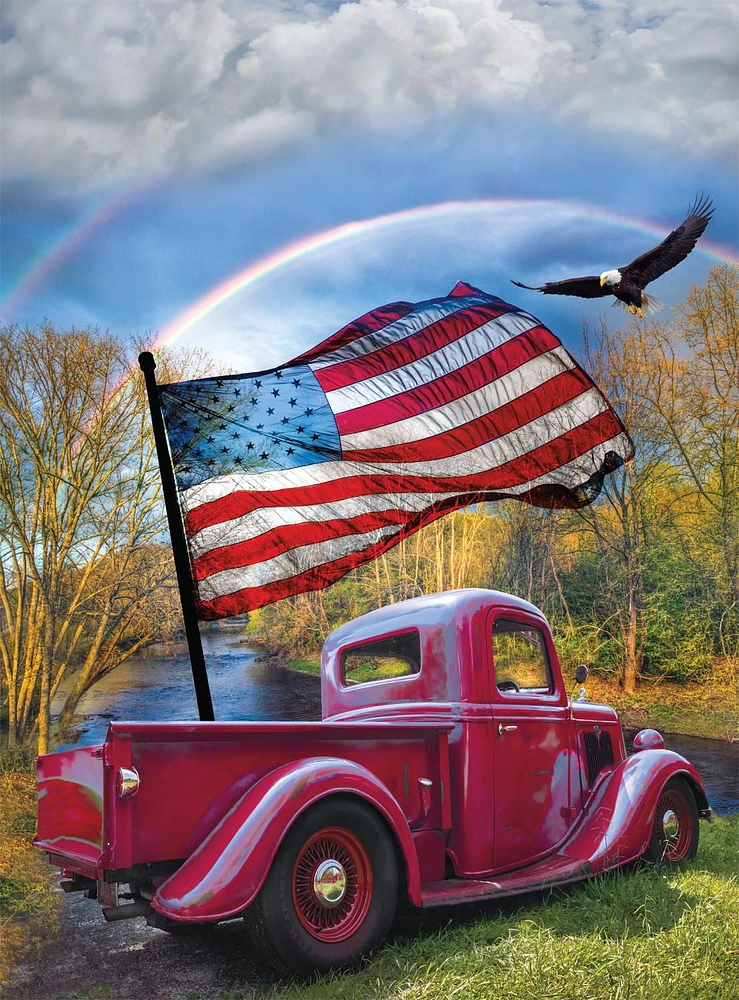 Buffalo Games - Country Life - Old Glory - 1000 Piece Jigsaw Puzzle