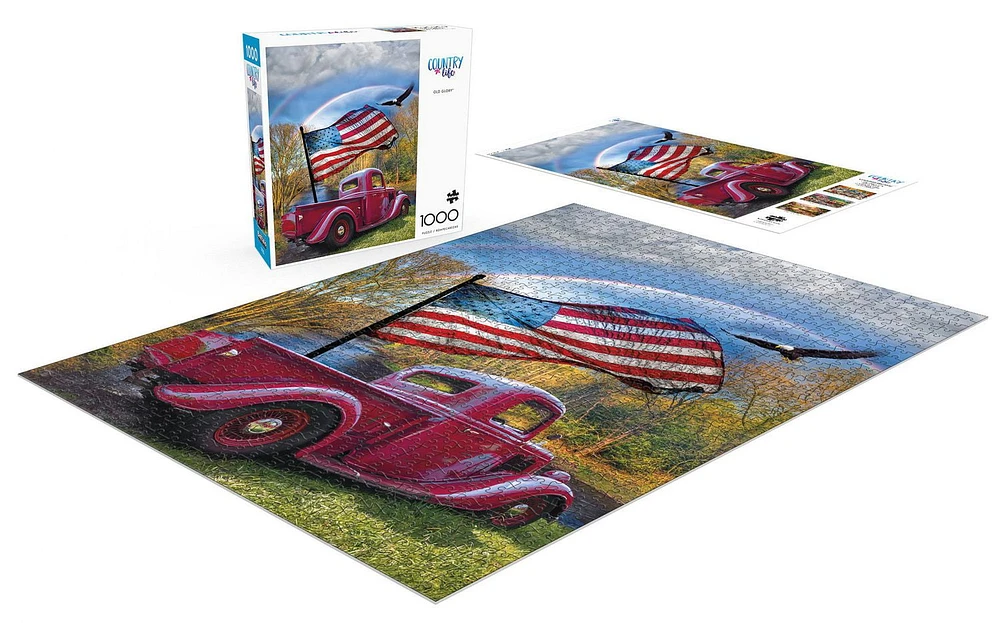 Buffalo Games - Country Life - Old Glory - 1000 Piece Jigsaw Puzzle