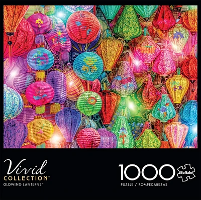 Buffalo Games - Vivid Collection - Glowing Lanterns - 1000 Piece Jigsaw Puzzle