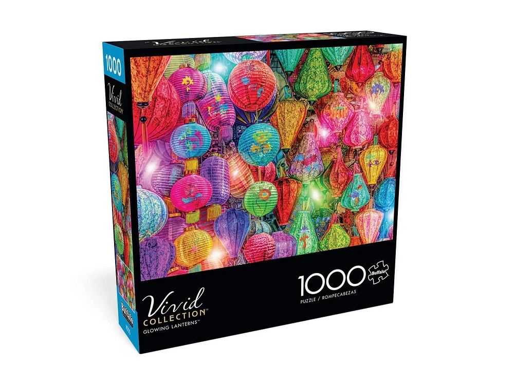 Buffalo Games - Vivid Collection - Glowing Lanterns - 1000 Piece Jigsaw Puzzle