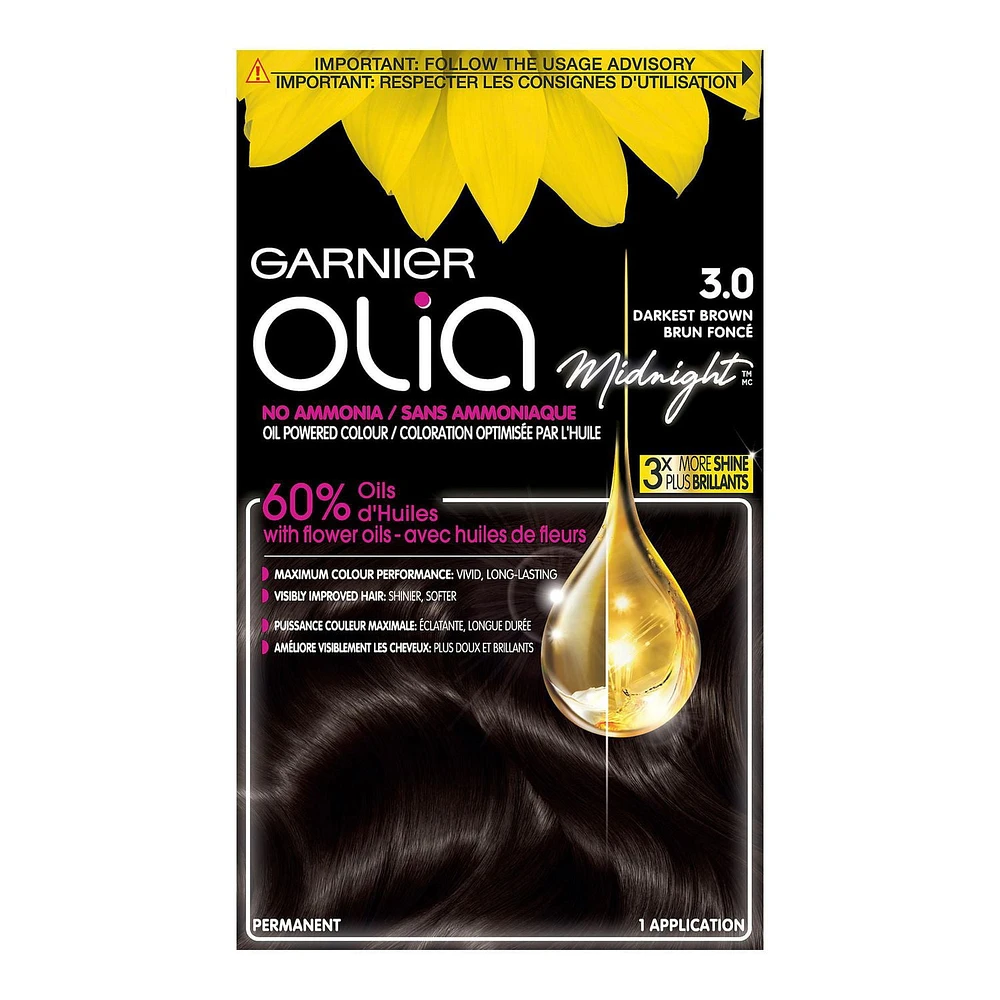 Garnier Olia No Ammonia Oil Powered Permanent Hair Colour, 1 pack