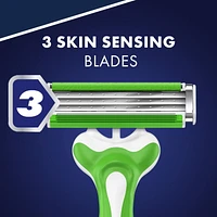 Gillette Sensor3 Sensitive Men's Disposable Razors, Value Pack