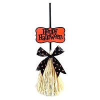 Halloween witch broom table top