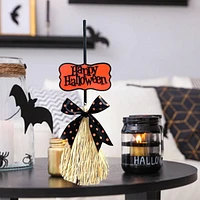 Halloween witch broom table top