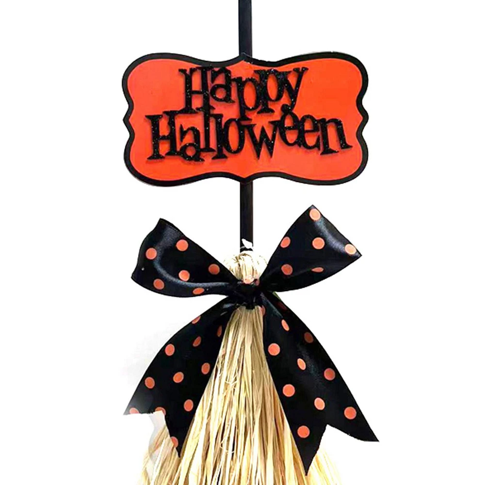 Halloween witch broom table top