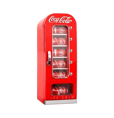 Coca-Cola® Retro Vending Machine Style Mini Fridge, AC/DC