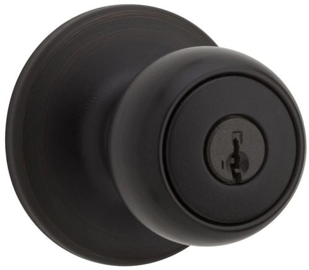 Weiser Colonial Knob (Keyed Entry) - Venetian Bronze