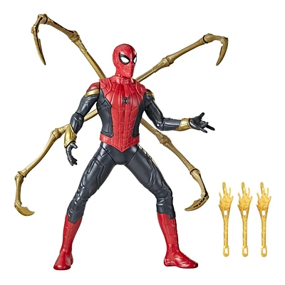 Marvel Spider-Man Deluxe 13-Inch-Scale Thwip Blast Integrated Suit Spider-Man Action Figure, Suit Upgrades, and Web Blaster Accessory