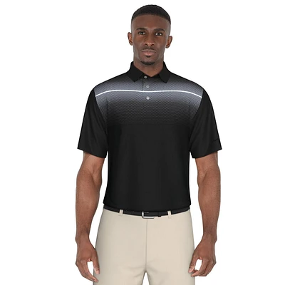 Ben Hogan Men's Energy Chest Print Golf Polo Shirt