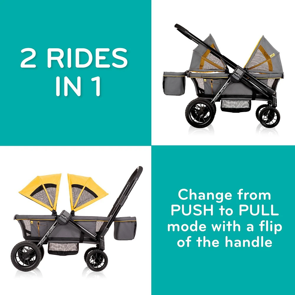 Evenflo Pivot Explore All-Terrain Stroller Wagon