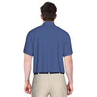 Ben Hogan Men's Heather Fading Front Panel Golf Polo Shirt