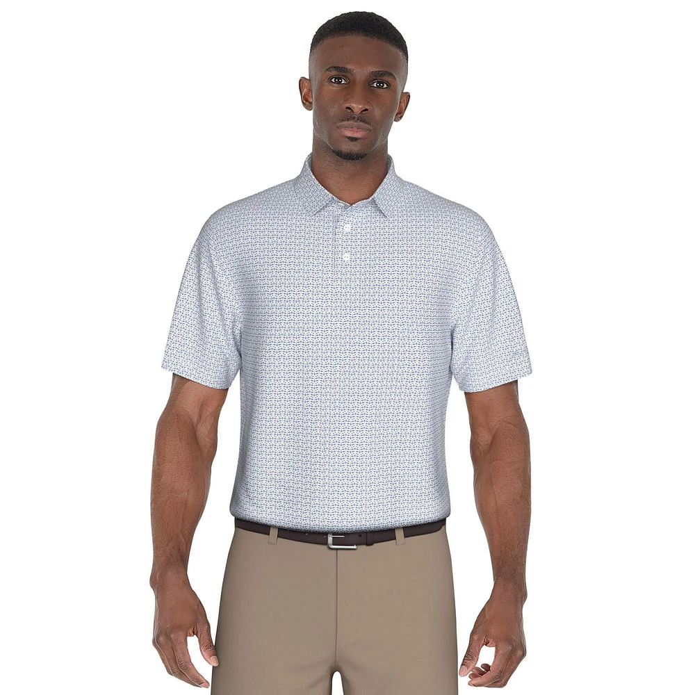 Ben Hogan Men's Dragonfly Print Golf Polo Shirt