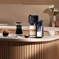 Nespresso Vertuo Lattissima Coffee and Espresso Machine by De'Longhi, Black