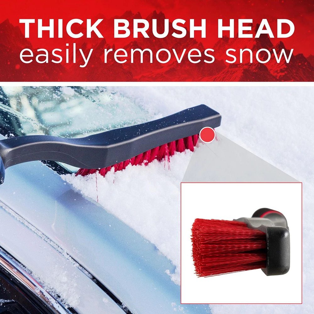 Mallory® 26" Cool Snow Tool Snowbrush, Plastic Snowbrush with foam grip