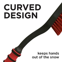 Mallory® 26" Cool Snow Tool Snowbrush, Plastic Snowbrush with foam grip