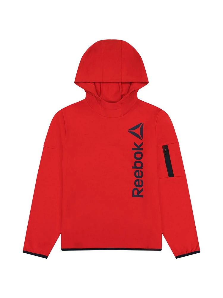 Reebok Boys Legend Tech Terry Pullover Hoodie
