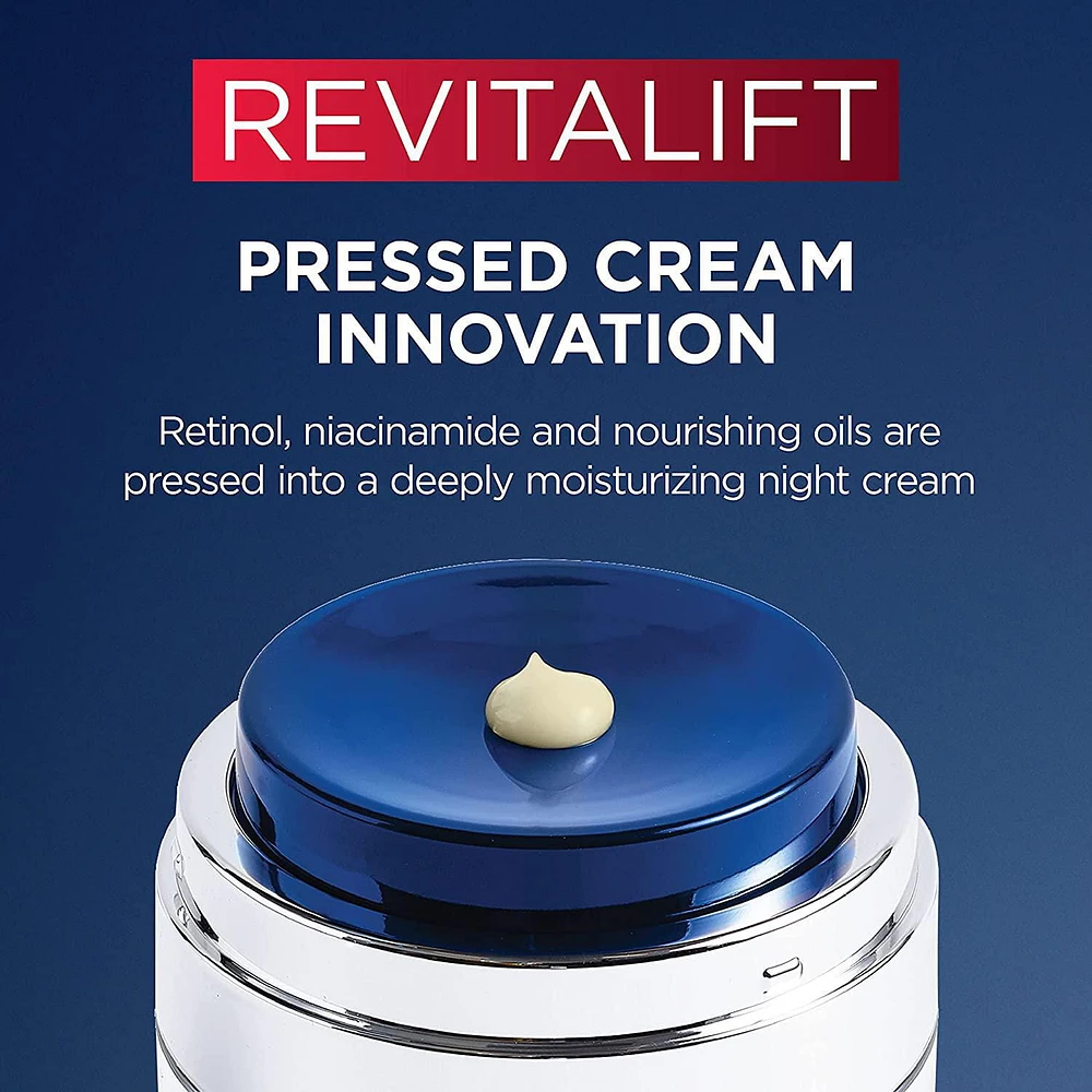 Revitalift Triple Power LZR Retinol Anti-Aging Night Face Moisturizer, 48 mL