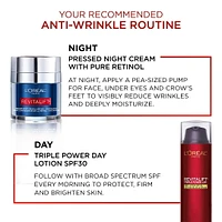 Revitalift Triple Power LZR Retinol Anti-Aging Night Face Moisturizer, 48 mL