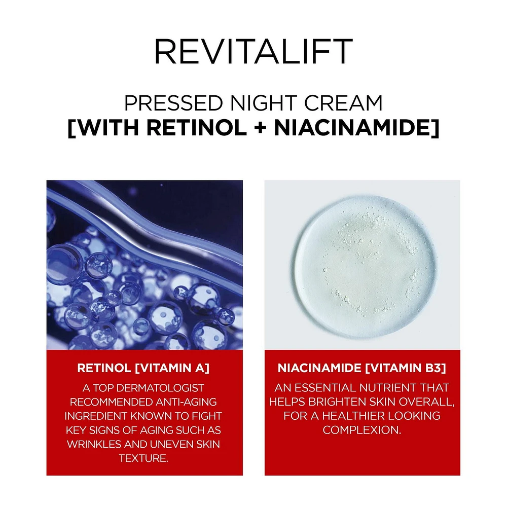 Revitalift Triple Power LZR Retinol Anti-Aging Night Face Moisturizer, 48 mL